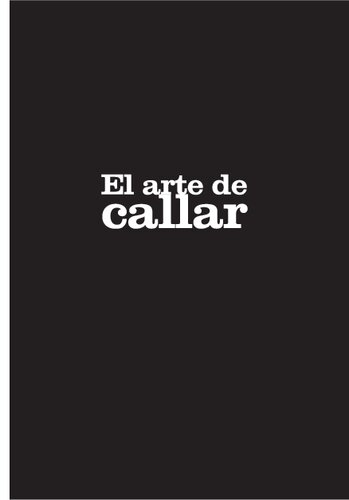El arte de callar