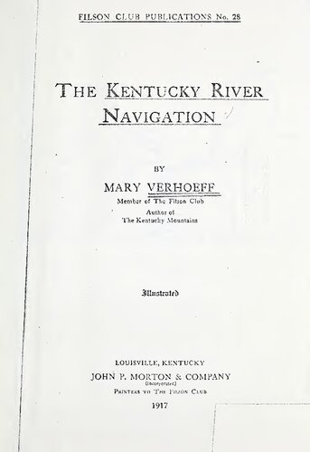 The Kentucky River Navigation