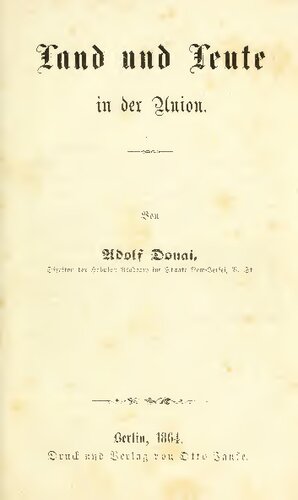 Land und Leute in der Union