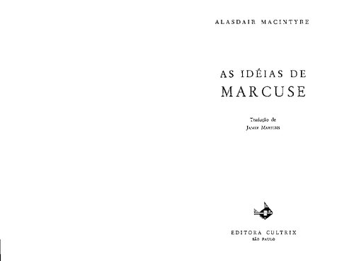 As Idéias de Marcuse