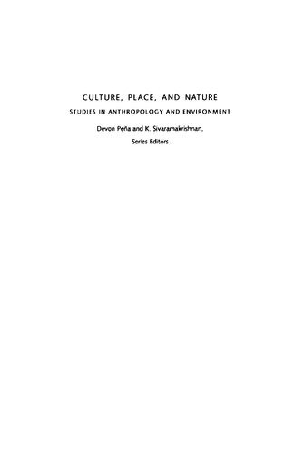 Ecological nationalisms : nature, livelihoods, and identities in South Asia