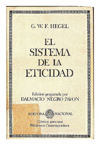 El sistema de la eticidad