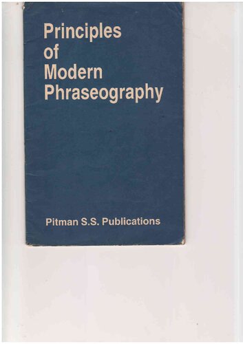 PRINCIPLES OF MODERN PHRASEOGRAPHY