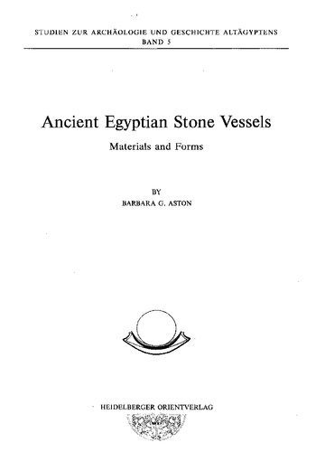 ANCIENT EGYPTIAN STONE VESSELS