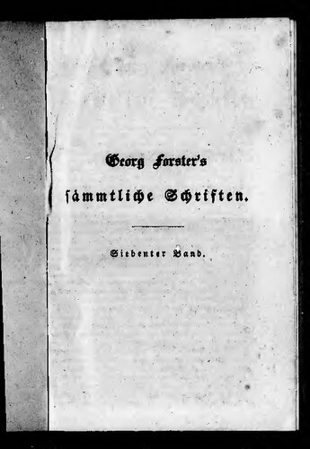 Johann Georg Forster, Briefwechsel