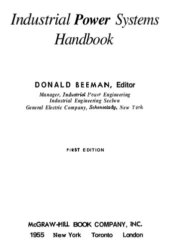 Industrial Power Systems Handbook