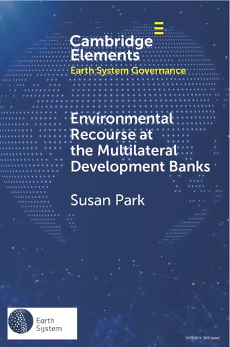 Environmental Recourse at the Multilateral Development Banks