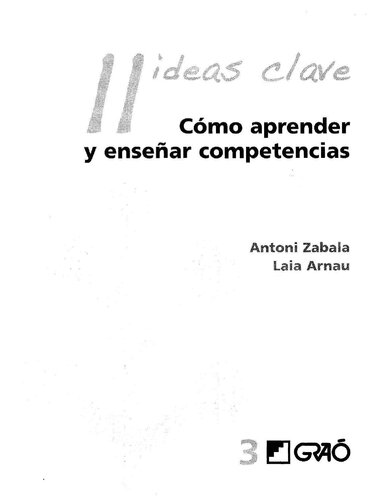 11 ideas clave. Cómo aprender y enseñar competencias