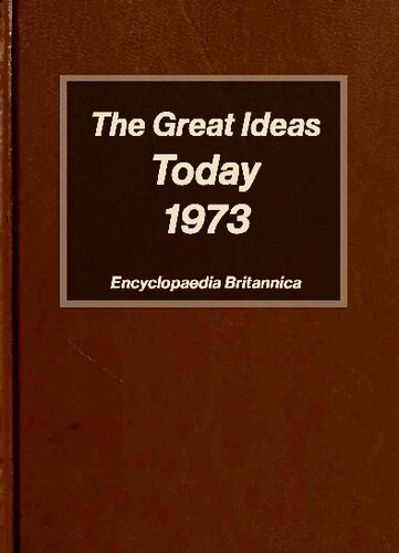 The Great Ideas Today 1973
