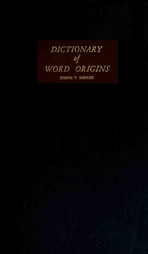 Dictionary of word origins