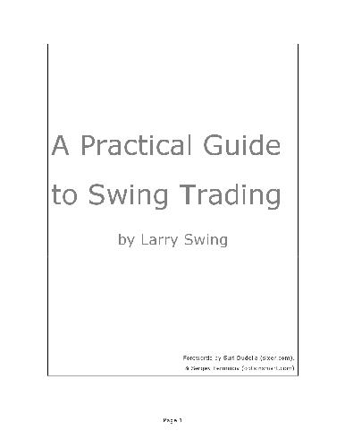 A Practical Guide to Swing Trading