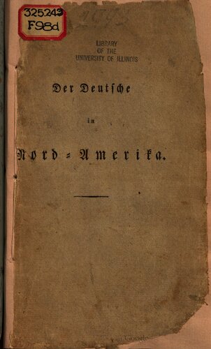 Der Deutsche in Nord-Amerika