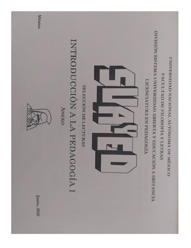 Axexo de Pedagogía I