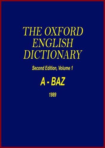 Oxford English Dictionary