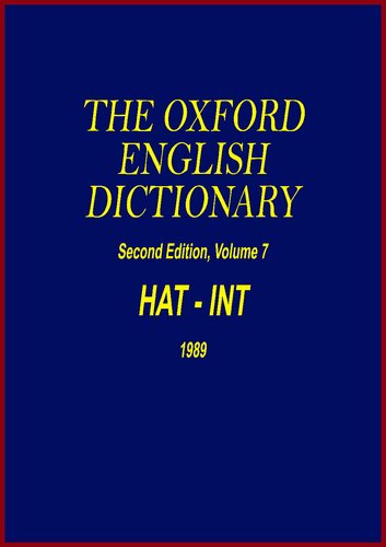 Oxford English Dictionary