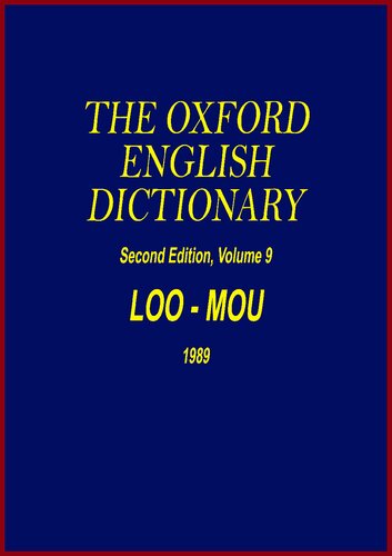 Oxford English Dictionary