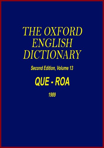 Oxford English Dictionary