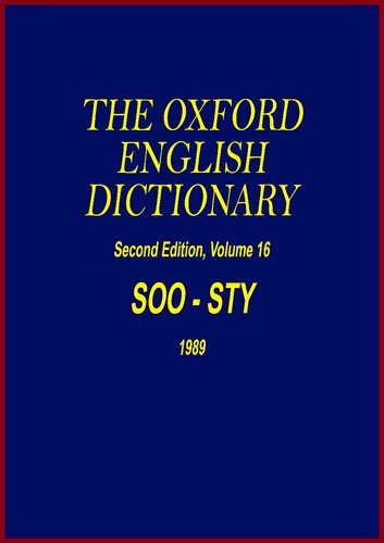 Oxford English Dictionary