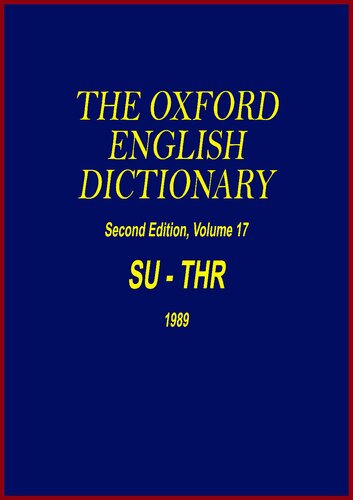 Oxford English Dictionary