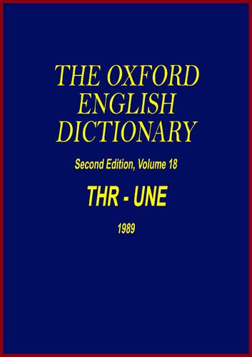 Oxford English Dictionary