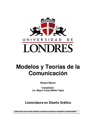 Modelos Y Teorias De La Comunicacion