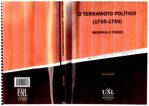 O terramoto político (1755-1759): memória e poder