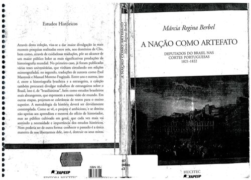 A nação como artefato: deputados do Brasil nas Cortes Portuguesas, 1821-1822