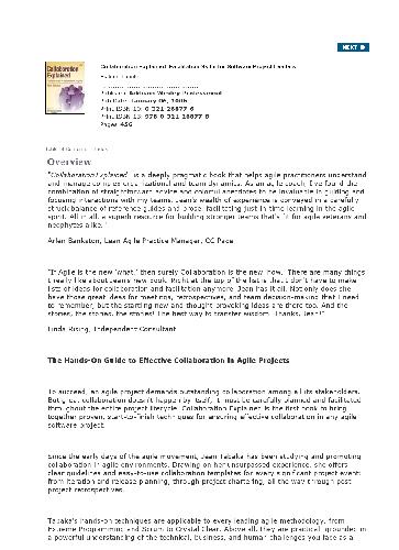 Collaboration Explained: Facilitation Skills for Software Project Leaders