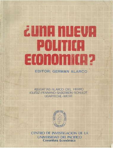 ¿Una nueva política económica?