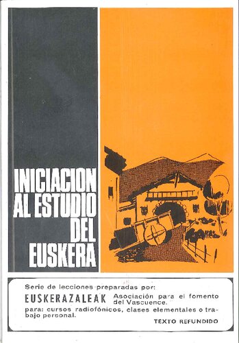 Iniciacion al estudio del euskera