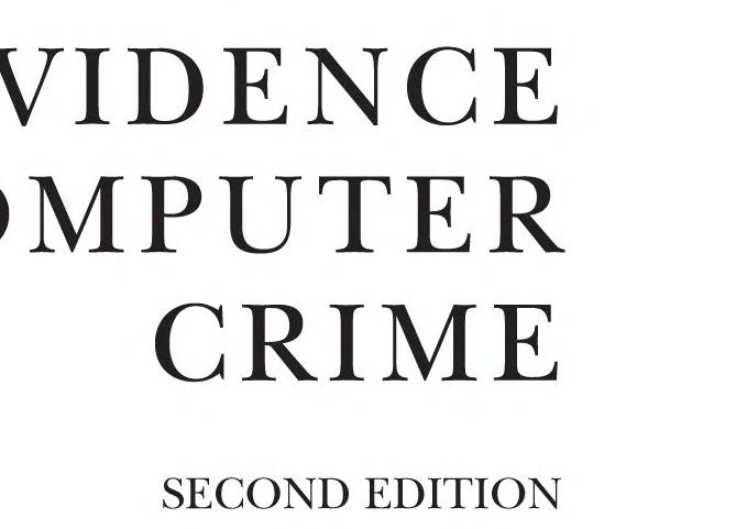 Digital Evidence and Computer Crime