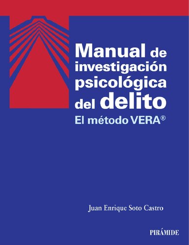 Manual de investigación psicológica del delito: el método Vera