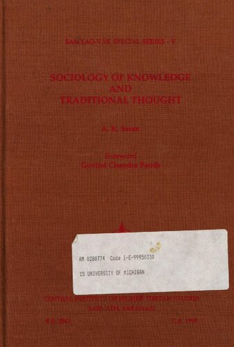 Sociology of knowledge and traditional thought