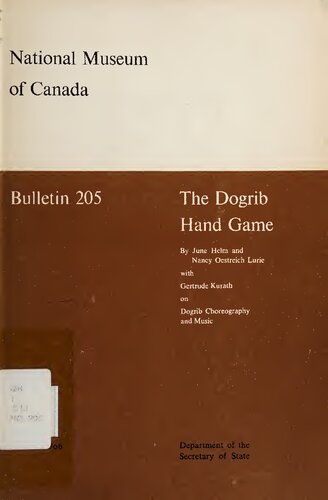 The Dogrib Hand Game ; with Dogrib Choreography and Music ( Tlicho, Dene )