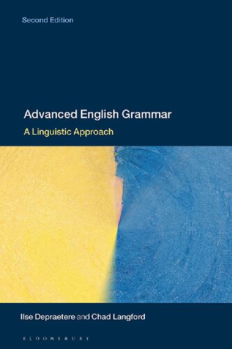 Advanced English Grammar A Linguistic Approach.