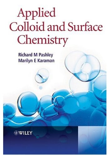 Applied Colloid And Surface Chemistry