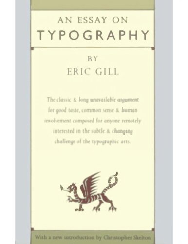 An Essay on Typography (1936)