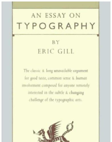 An Essay on Typography