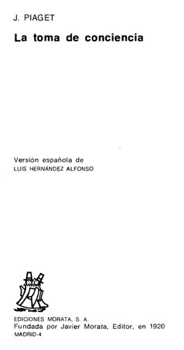 La toma de conciencia