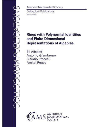 Rings with Polynomial Identities and Finite Dimensional Representations of Algebras