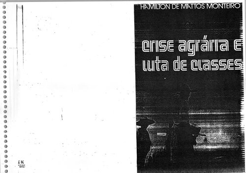 Crise Agrária e Luta de Classes - O Nordeste Brasileiro entre 1850-1889
