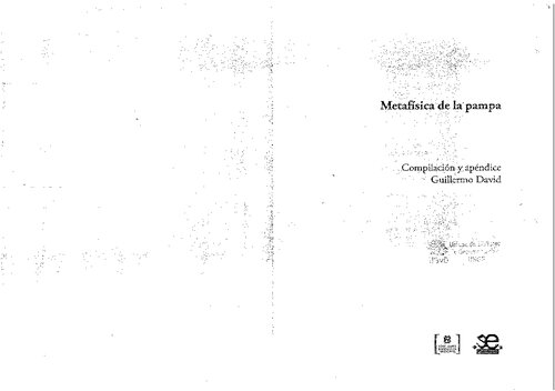 Metafísica de la pampa