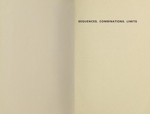 Sequences, Combinations, Limits