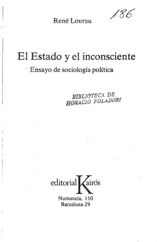 El estado y el inconsciente