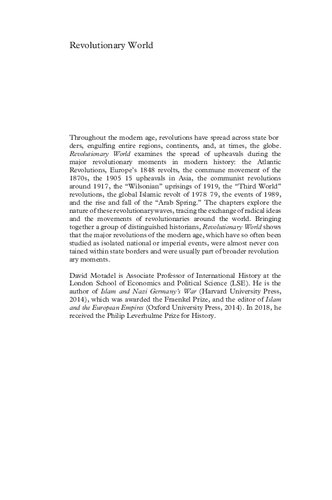 Revolutionary World: Global Upheaval in the Modern Age