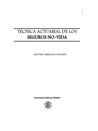 Técnica Actuarial de los seguros no-vida