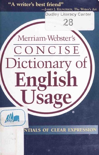 Merriam-Webster's Concise Dictionary of English Usage