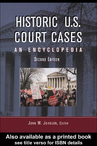 Historic U.S. Court Cases: An Encyclopedia
