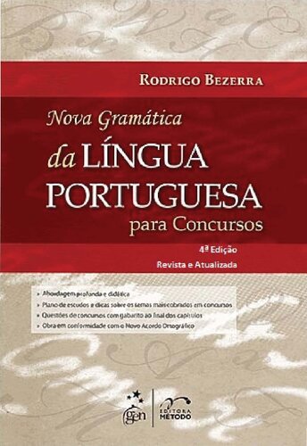 Nova çramática da língua portuguesa para concursos