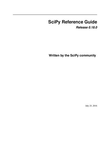 scipy-ref-0.18.0